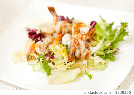 salad with shrimps salad with shrimps 5939360