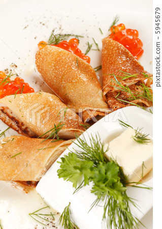 pancakes with caviar pancakes with caviar 5945679