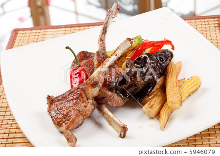 ribs with vegetables ribs with vegetables 5946079
