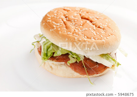 burger on the white burger on the white 5948675