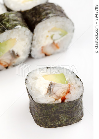 sushi on the white sushi on the white 5948799