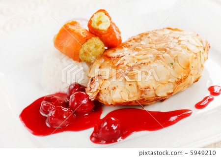 chicken with cherry sauce chicken with cherry sauce 5949210