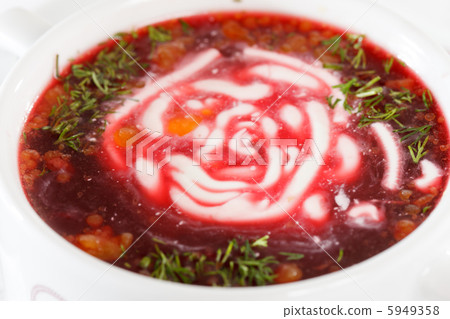Red soup with herbs & spice Red soup with herbs & spice 5949358