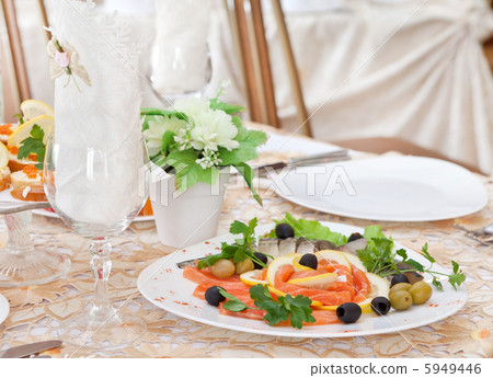 Wedding table setting Wedding table setting 5949446