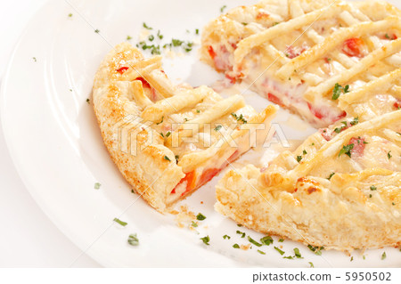 tasty quiche with cheese and vegetables tasty quiche with cheese and vegetables 5950502