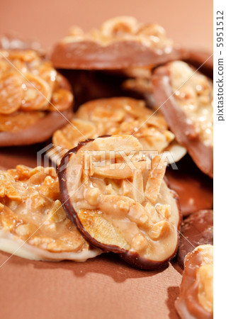 chocolate sweets with almond chocolate sweets with almond 5951512