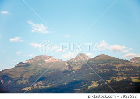 View of mountain in Switzerland View of mountain in Switzerland 5952552