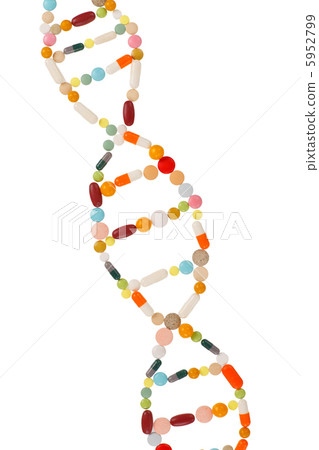 pills isolated on white background 5952799