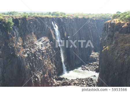 維多利亞瀑佈在旱季 維多利亞瀑佈在旱季 5953566