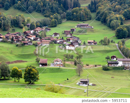 Village: Swiss landscape (Europe) 5953711