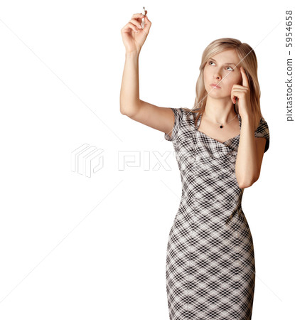 businesswoman writting something businesswoman writting something 5954658