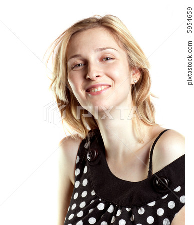 Woman Looking on Camera 5954659