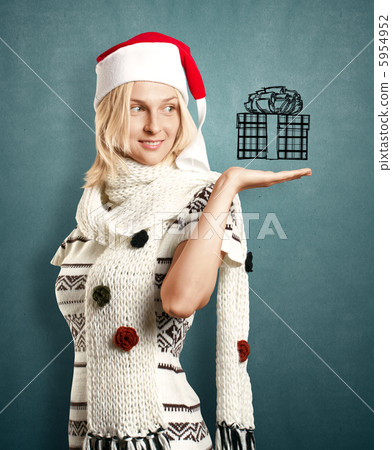Woman Waiting For Christmas Woman Waiting For Christmas 5954952