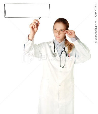 doctor woman writting something doctor woman writting something 5954962