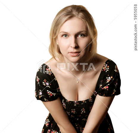 Beautiful woman looking at camera Beautiful woman looking at camera 5955058