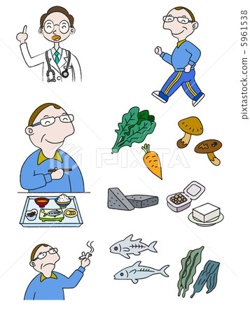 生活方式疾病/運動和膳食·禁止吸煙 5961538