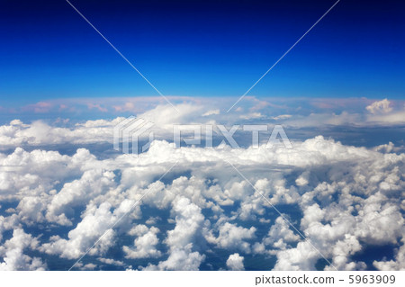 Clouds from the airplane 5963909