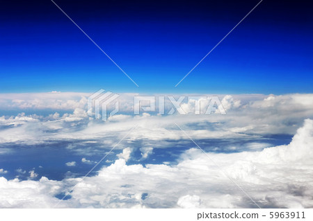 Clouds from the airplane 5963911