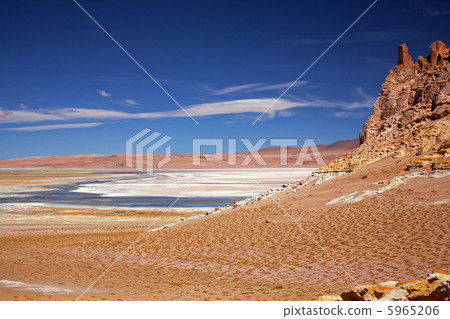 salt lake Salar de Tara, Chile salt lake Salar de Tara, Chile 5965206