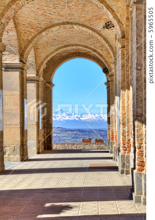 Ancient passage. Diano D'Alba, Italy. 5965505