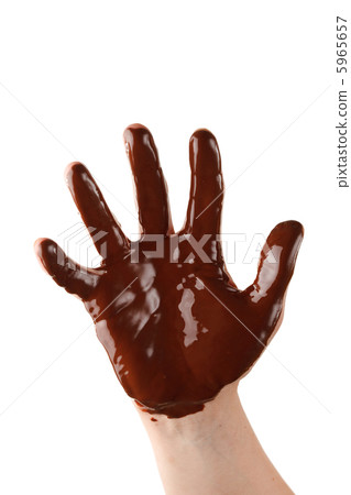 chocolate hand 5965657