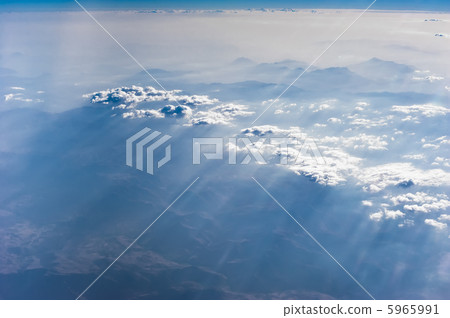 Mountain landscape under blue sky 5965991
