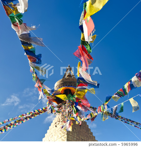 Buddhist Boudhanath Stupa. Nepal, Kathmandu Buddhist Boudhanath Stupa. Nepal, Kathmandu 5965996
