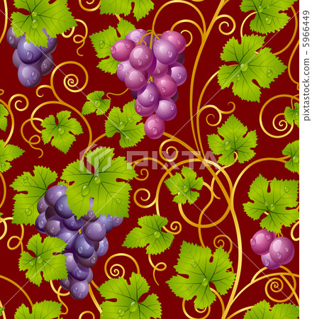 Seamless grape pattern 5966449