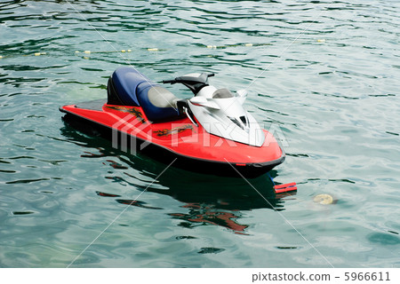 jet ski    on the sea  background 5966611