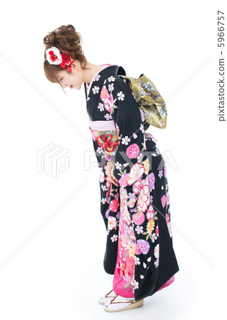 長袖和服的女人 5966757