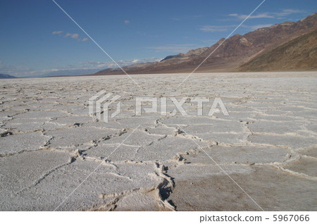 Badwater (salt lake) park in Death Valley National Death Valley National Park Budwater (salt lake) 5967066