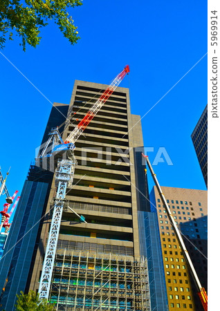 Cranes and skyscrapers (Chiyoda Ward, Tokyo) Cranes and skyscrapers (Chiyoda Ward, Tokyo) 5969914