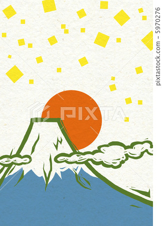 新年賀卡 - 第一天富士 - 木版畫印花 新年賀卡 - 第一天富士 - 木版畫印花 5970276