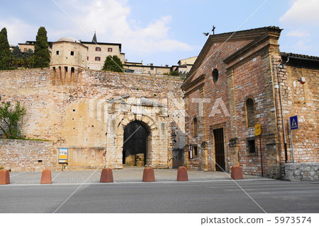 Spello Urvica Gate Porta urbica San Ventura Church san Ventura 5973574