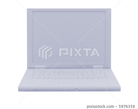 White Laptop White Laptop 5976358