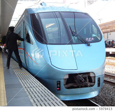 Limited express romance car 60000 series Sagami Ono Station Limited express romance car 60000 series Sagami Ono Station 5978413