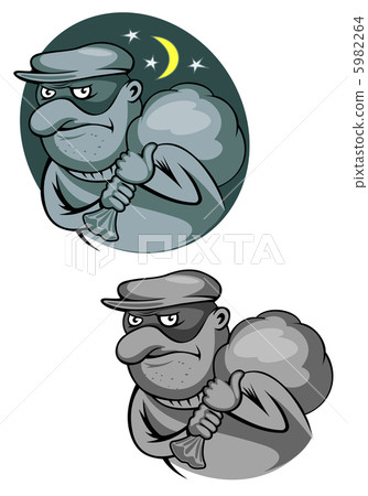 Thief bandit in mask Thief bandit in mask 5982264