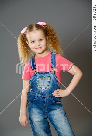 little girl wearing jeans overalls little girl wearing jeans overalls 5983239