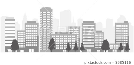 office building, office-building, business district 5985116