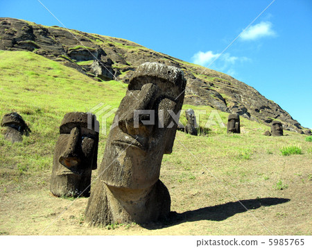 Easter Island · Mountain of Moai Easter Island · Mountain of Moai 5985765