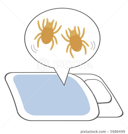 垂懸在蒲團的壁蝨 垂懸在蒲團的壁蝨 5986499