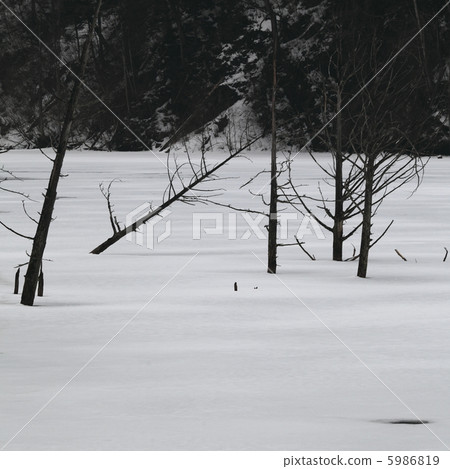 天然湖冬天4 5986819