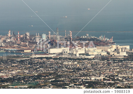 Aerial photograph of the Kashima complex 5988319