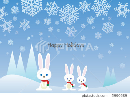 Winter rabbits Winter rabbits 5990689