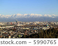 Snow Tateyama mountain range 5990765