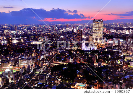 東京鐵塔的六本木山 東京鐵塔的六本木山 5990867