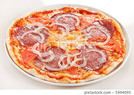 Pizza with salami Pizza with salami 5994095