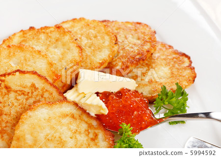 fried potatoes pancakes with caviar fried potatoes pancakes with caviar 5994592