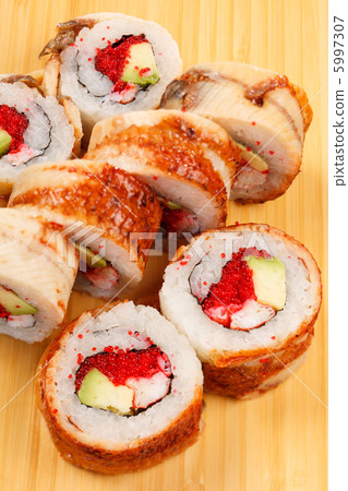 sushi with eel sushi with eel 5997307