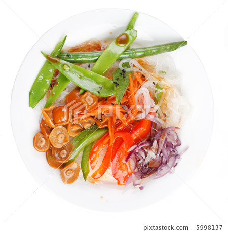 rice noodles with vegetables rice noodles with vegetables 5998137